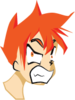 Angry Anime Boy Image